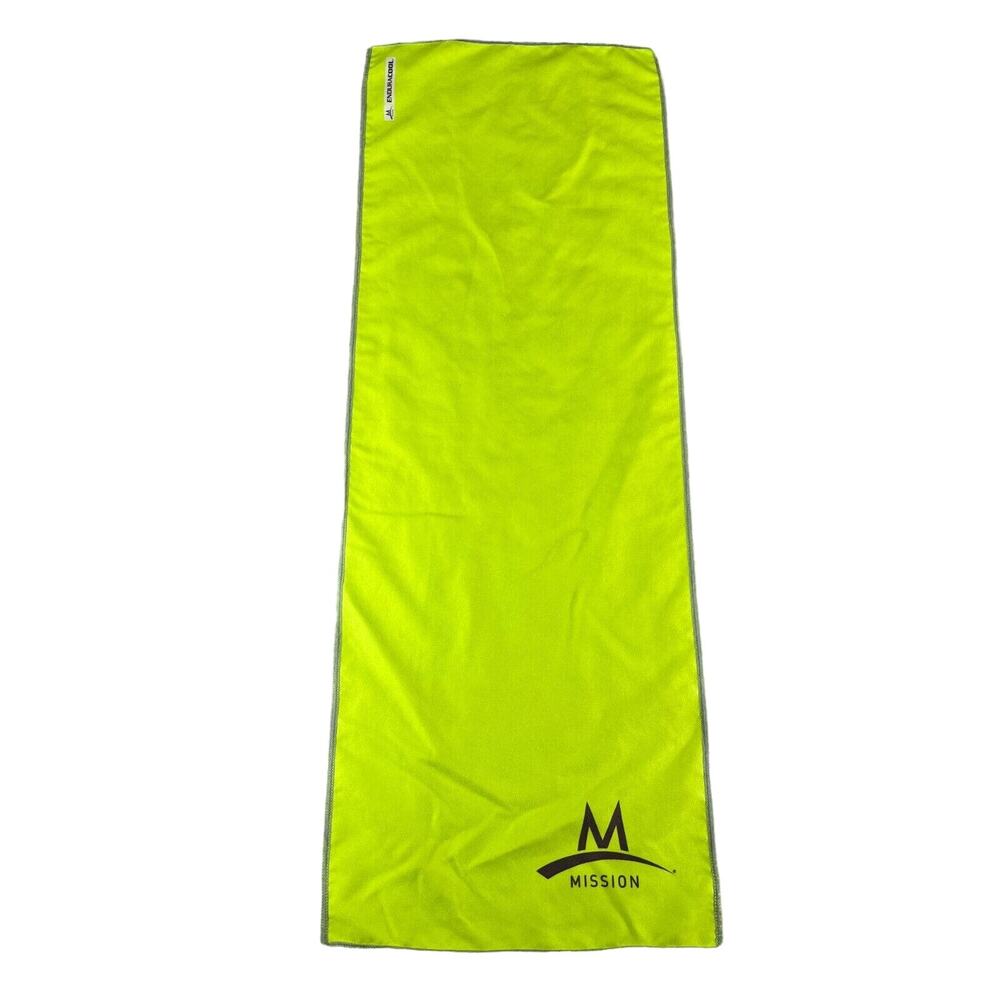 Mission High Visibility Green Polyester Neck Wrap One Size Fits Most